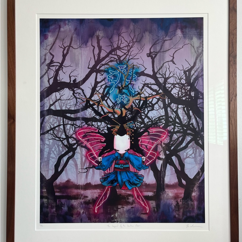 “The Legend of Koukuu Moon” rare hand signed limited edition 46/50 by Tom Lewis